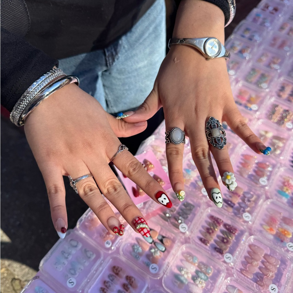 10 sets of mystery bundles handmade press on nails